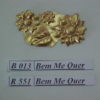 Forma de Silicone de Flores e Folhas