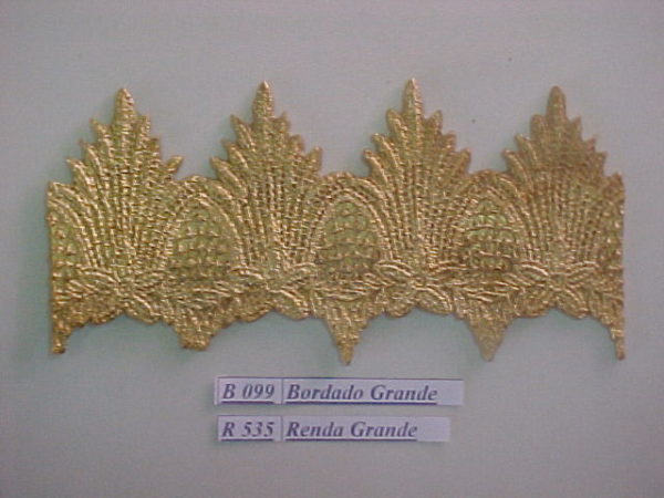 Forma de Silicone de Rendas e Guirlandas