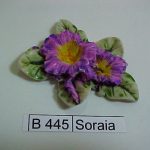 Forma de Silicone de Flores e Folhas