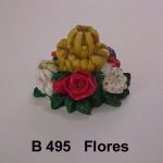 Forma de Silicone de Flores e Folhas