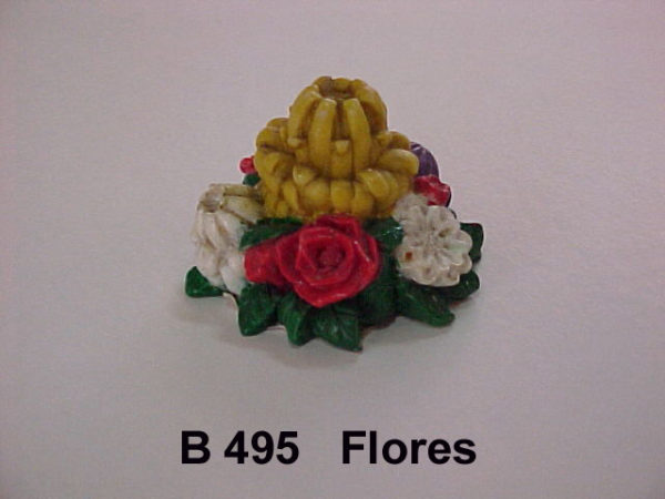 Forma de Silicone de Flores e Folhas