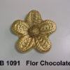 Forma de Silicone de Flores e Folhas