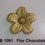 Forma de Silicone de Flores e Folhas