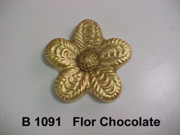 Forma de Silicone de Flores e Folhas