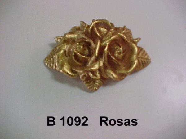 Forma de Silicone de Flores e Folhas