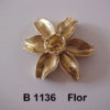 Forma de Silicone de Flores e Folhas