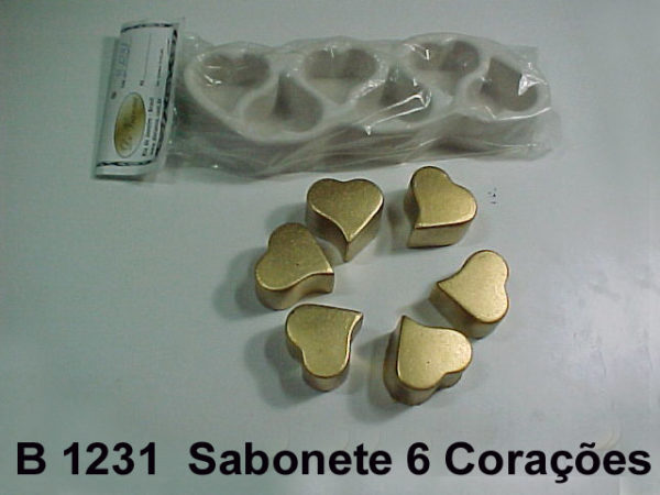 Forma de Silicone de Sabonetes e Velas