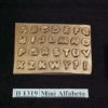Forma de Silicone de Alfabetos e Números
