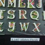 Forma de Silicone de Alfabetos e Números