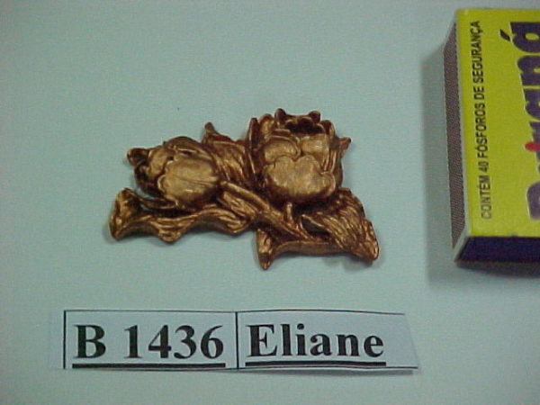 Forma de Silicone de Flores e Folhas