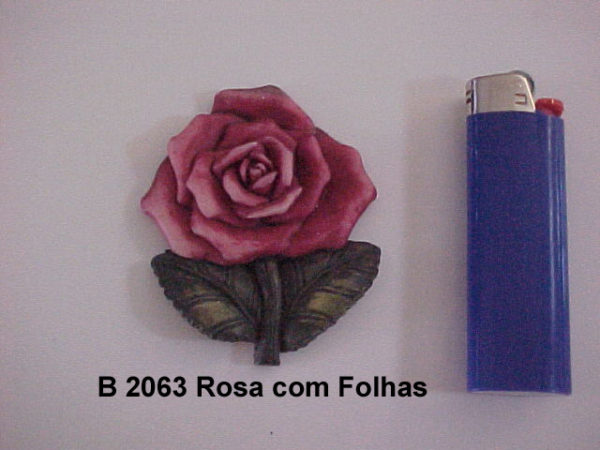 Forma de Silicone de Flores e Folhas