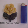 Forma de Silicone de Flores e Folhas