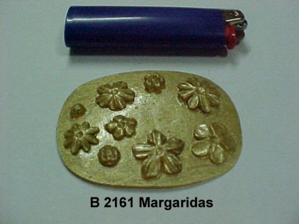 Forma de Silicone de Flores e Folhas