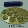 Forma de Silicone de Botões