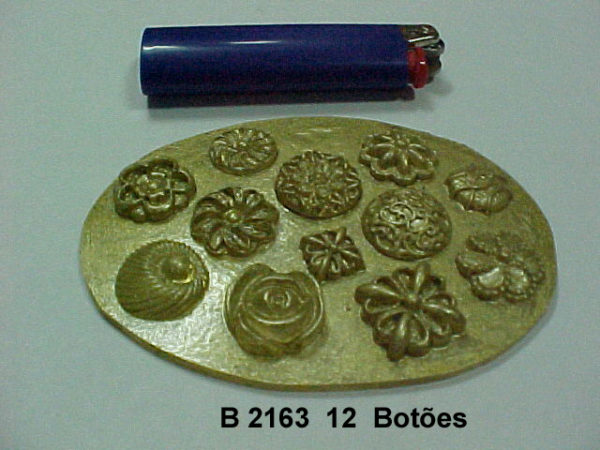 Forma de Silicone de Botões