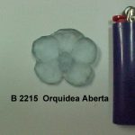 Forma de Silicone de Flores e Folhas