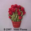 Forma de Silicone de Flores e Folhas