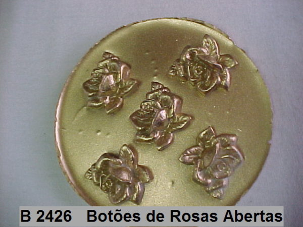 Forma de Silicone de Flores e Folhas