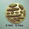 Forma de Silicone de Biscoitos e  Pães