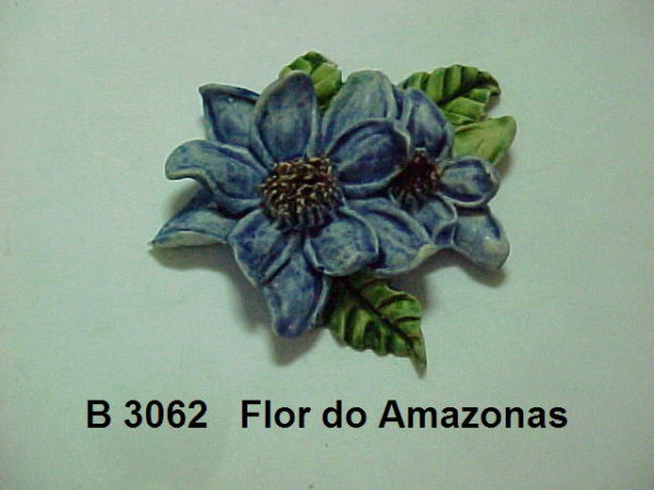 Forma de Silicone de Flores e Folhas