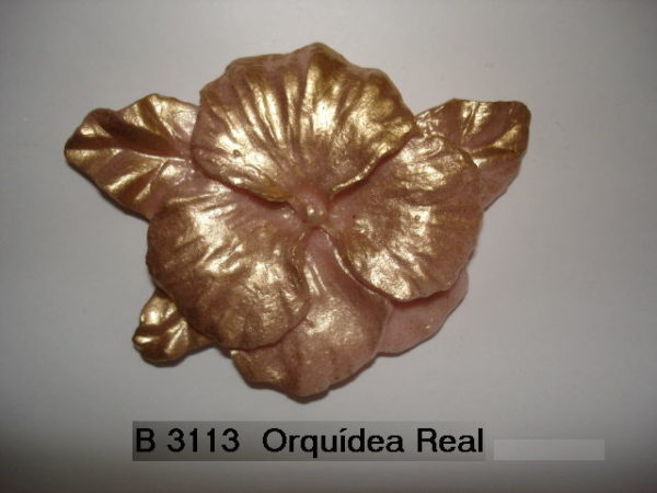 Forma de Silicone de Flores e Folhas