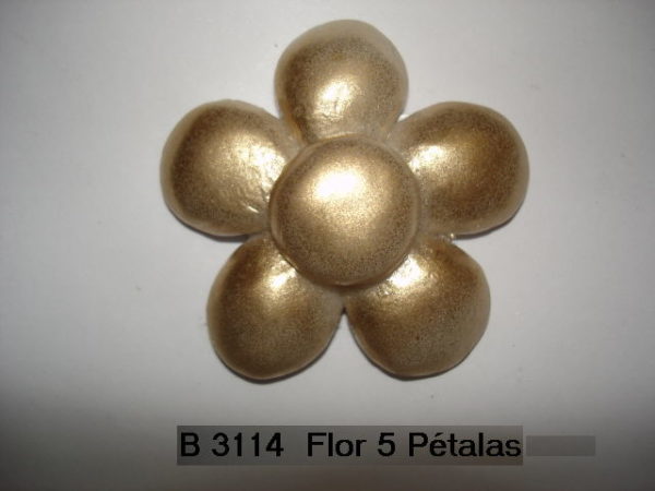 Forma de Silicone de Flores e Folhas