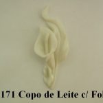 Forma de Silicone de Flores e Folhas