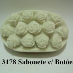 Forma de Silicone de Flores e Folhas