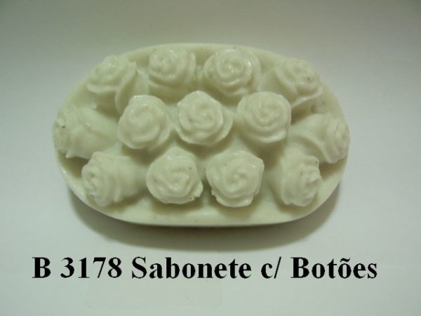 Forma de Silicone de Flores e Folhas