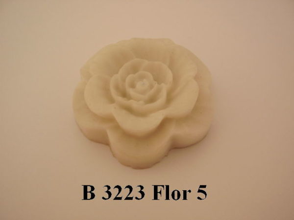 Forma de Silicone de Flores e Folhas