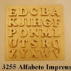 Forma de Silicone de Alfabetos e Números