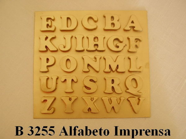 Forma de Silicone de Alfabetos e Números