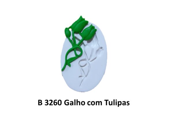Galho com Tulipas