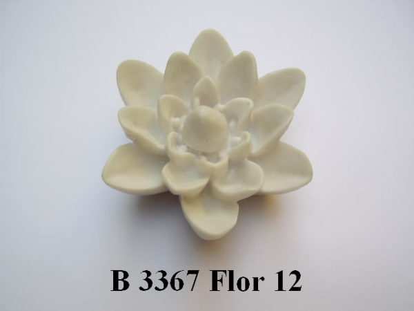 Forma de Silicone de Flores e Folhas