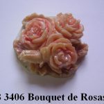 Forma de Silicone de Flores e Folhas