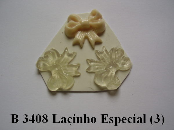 Forma de Silicone de Laços e Bolsas