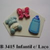 Forma de Silicone de Neném