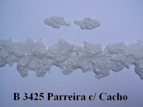 Forma de Silicone de Rendas e Guirlandas