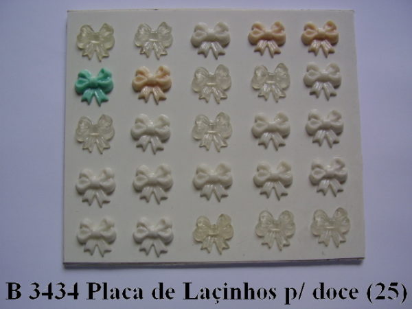 Forma de Silicone de Laços e Bolsas