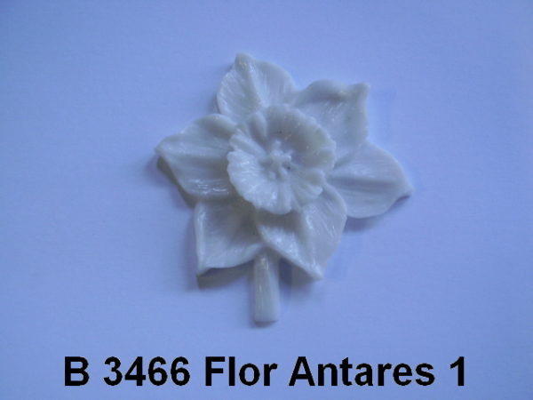 Forma de Silicone de Flores e Folhas