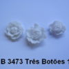 Forma de Silicone de Flores e Folhas