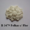Forma de Silicone de Flores e Folhas