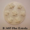 Forma de Silicone de Flores e Folhas