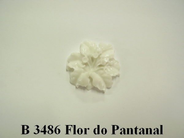 Forma de Silicone de Flores e Folhas