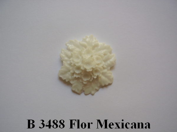 Forma de Silicone de Flores e Folhas