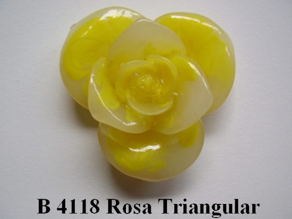 Forma de Silicone de Flores e Folhas