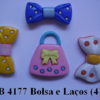 Forma de Silicone de Laços e Bolsas