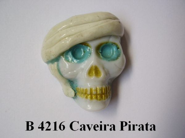 Forma de Silicone de Caveiras