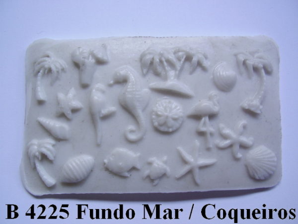 Forma de Silicone de Fundo Mar