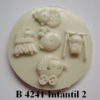 Forma de Silicone de Neném